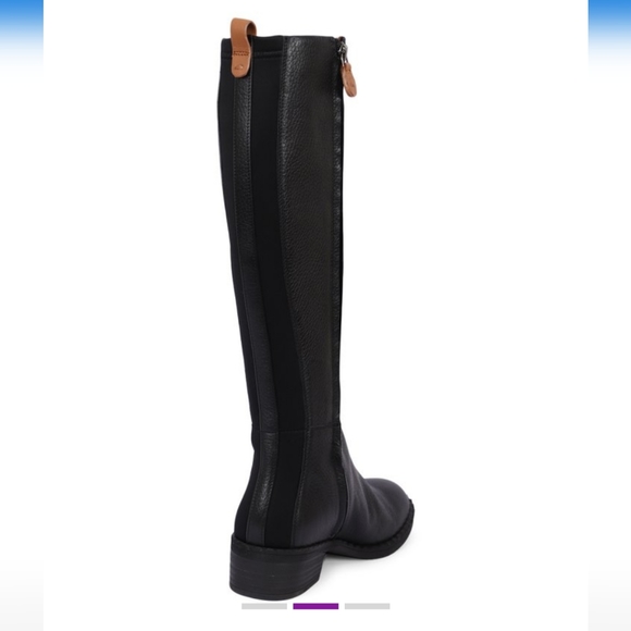 BNIB Kenneth Cole Blake Pebbled Leather Boots - Sz 5.5 - Picture 2 of 6